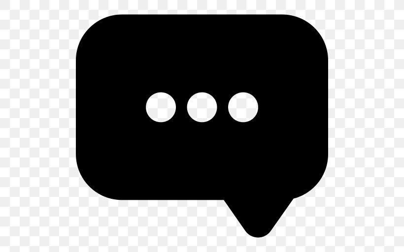 Chat Psd, PNG, 512x512px, Speech Balloon, Black, Blackandwhite, Online Chat, User Interface Download Free