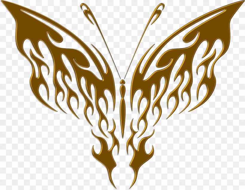 Butterfly Cdr Tattoo Clip Art, PNG, 3621x2808px, Butterfly, Arthropod, Autocad Dxf, Brush Footed Butterfly, Cdr Download Free