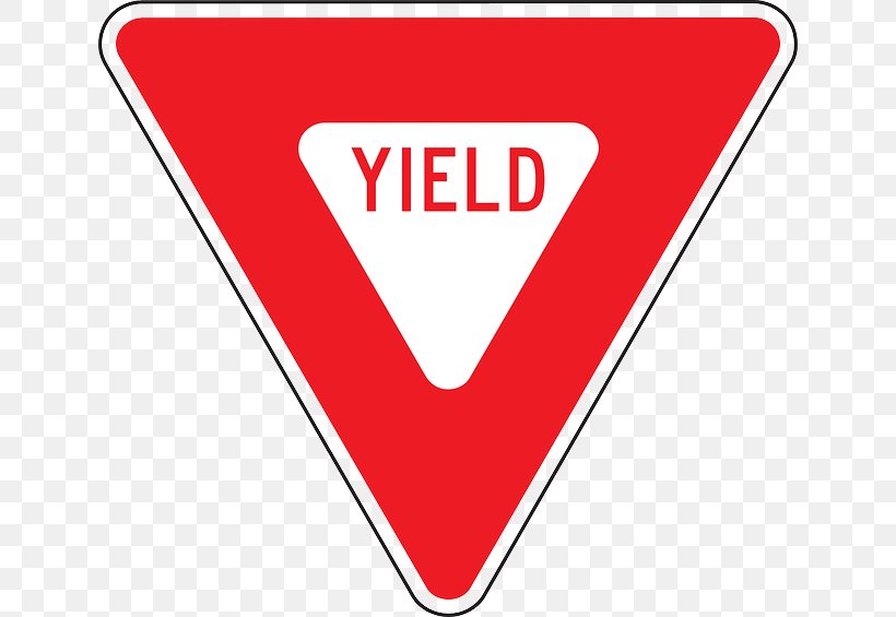 Yield Sign Manual On Uniform Traffic Control Devices Traffic Sign Stop Sign Clip Art, PNG, 640x565px, Yield Sign, Allway Stop, Area, Brand, Driving Download Free