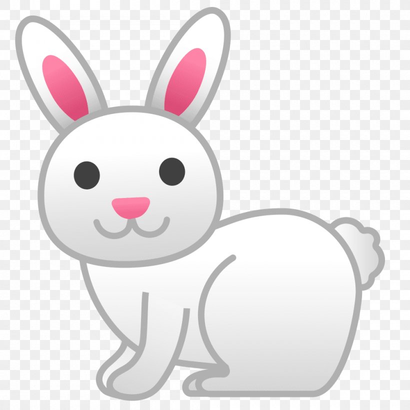 Domestic Rabbit Easter Bunny Hare Happy Easter, Bunny!, PNG, 1000x1000px, Domestic Rabbit, Easter, Easter Bunny, Emoji, Emoticon Download Free