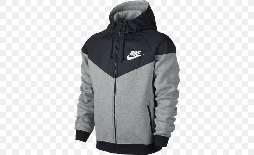 Hoodie T-shirt Nike Jacket Polar Fleece, PNG, 500x500px, Hoodie, Air Jordan, Black, Clothing, Coat Download Free