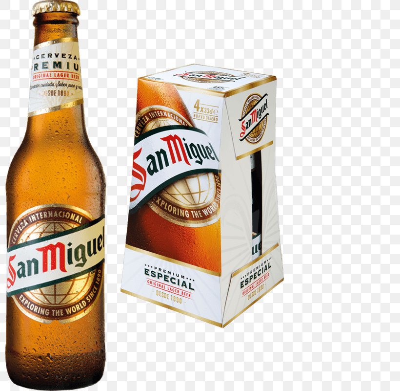 Lager San Miguel Beer Beer Bottle Mahou, PNG, 800x800px, Lager, Alcoholic Beverage, Ale, Beer, Beer Bottle Download Free