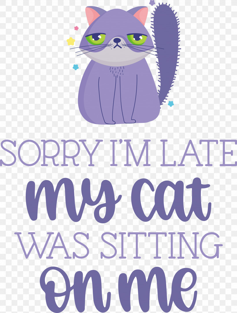 Lavender, PNG, 3887x5144px, Cat, Cartoon, Happiness, Lavender, Line Download Free