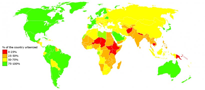 World Map Urbanization Urban Area, PNG, 1425x625px, World, Agglomeraatio, Area, City, Developed Country Download Free