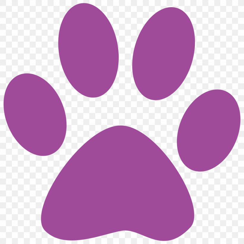 Cat Paw Dog Clip Art, PNG, 1024x1024px, Cat, Animal Track, Dog, Magenta, Paw Download Free