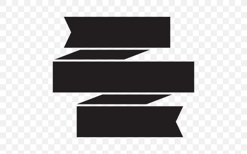 Logo Ribbon, PNG, 512x512px, Logo, Banner, Black, Black And White, Brand Download Free