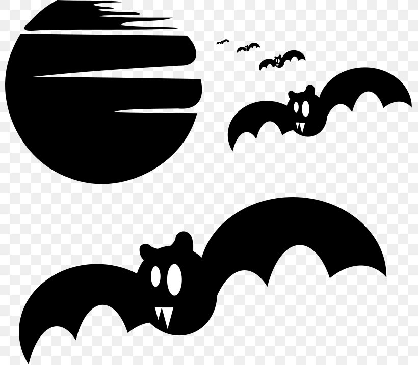 Silhouette Halloween Haunted House Clip Art, PNG, 800x717px, Silhouette, Artwork, Bat, Black, Black And White Download Free