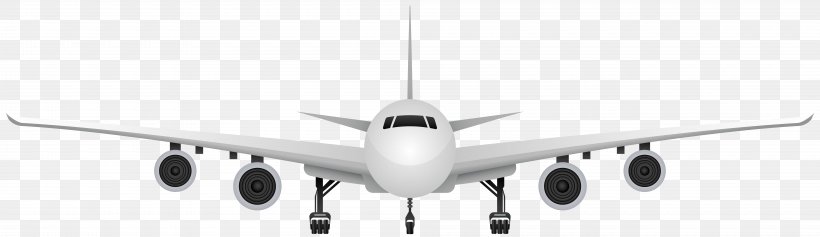 Airplane Airbus Clip Art Image, PNG, 8000x2321px, Airplane, Aerospace Engineering, Aerospace Manufacturer, Air Travel, Airbus Download Free