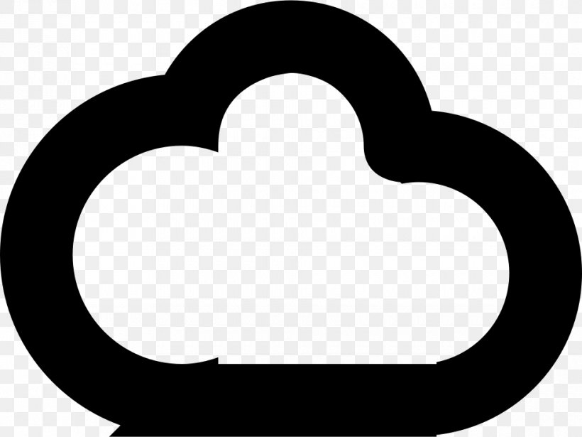 Clip Art Cloud Computing, PNG, 980x736px, Cloud Computing, Artwork, Black And White, Cloud Storage, Computer Servers Download Free
