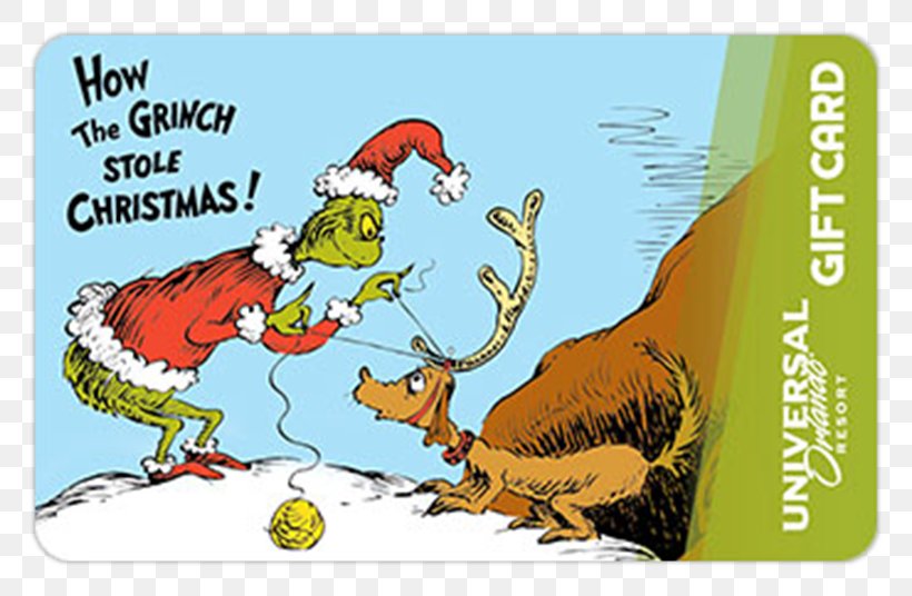 How The Grinch Stole Christmas! Gift Greeting & Note Cards Christmas Card, PNG, 802x536px, 2018, How The Grinch Stole Christmas, Advertising, Beak, Bird Download Free
