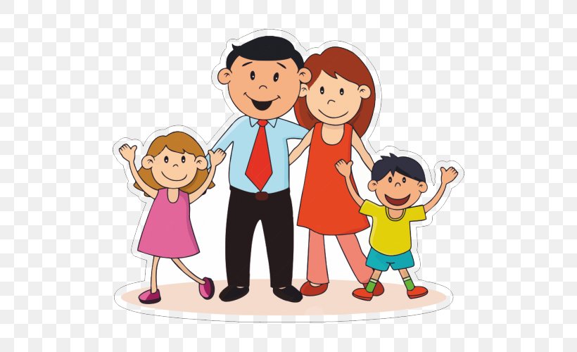 Nuclear Family Clip Art Illustration Extended Family, PNG, 500x500px, Nuclear Family, Area, Boy, Child, Communication Download Free