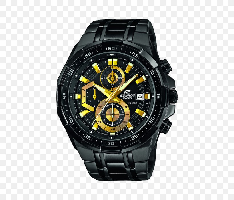 Casio Edifice Analog Watch Chronograph, PNG, 700x700px, Casio Edifice, Analog Watch, Black, Brand, Calculator Watch Download Free