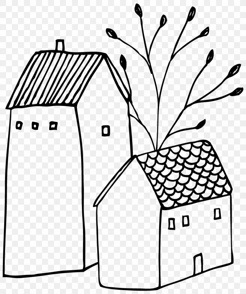 Classic Home Drawing House Doodle Clip Art, PNG, 880x1049px, Classic Home, Area, Black And White, Building, Doodle Download Free