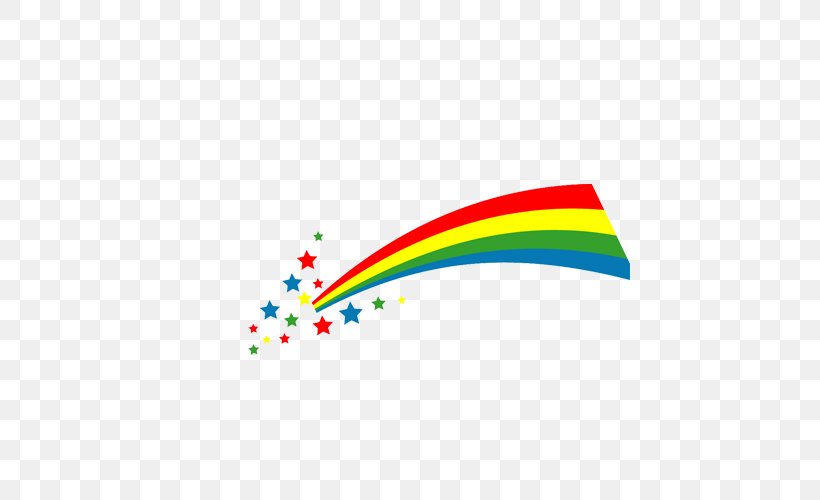 Rainbow, PNG, 500x500px, Rainbow, Area, Cartoon, Color, Flat Design Download Free