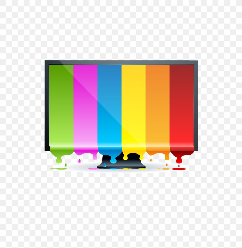 Computer Monitor Color Clip Art, PNG, 595x842px, Computer Monitor, Brand, Color, Computer, Desktop Computer Download Free