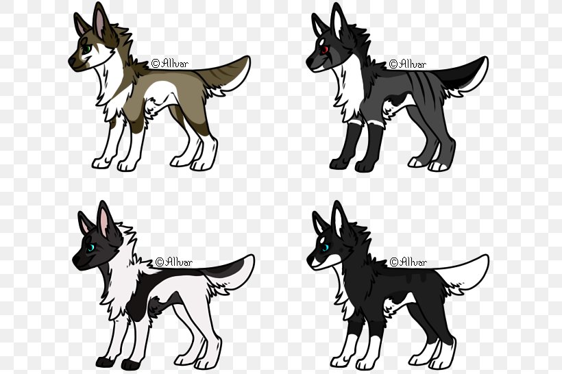 Dog Breed Horse Pack Animal Legendary Creature, PNG, 638x546px, Dog Breed, Animated Cartoon, Black And White, Breed, Carnivoran Download Free