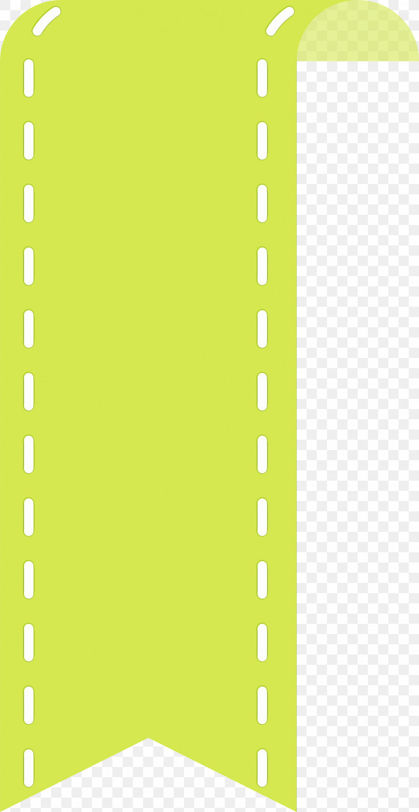 Green Yellow Rectangle, PNG, 1549x3000px, Bookmark Ribbon, Green, Paint, Rectangle, Watercolor Download Free