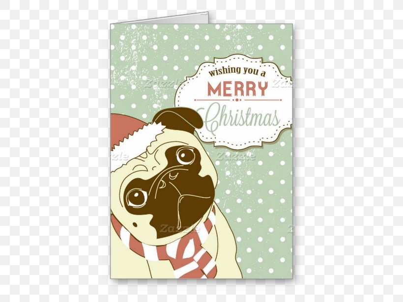 Pug Santa Claus Christmas Card Greeting & Note Cards, PNG, 615x615px, Pug, Carnivoran, Christmas, Christmas Card, Costume Download Free