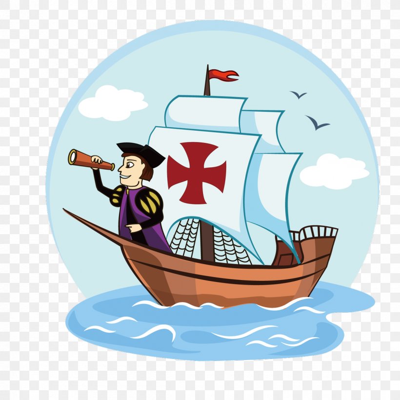 Vector Graphics Illustration Clip Art Royalty-free, PNG, 1200x1200px, Royaltyfree, Boat, Boating, Cartoon, Columbus Day Download Free