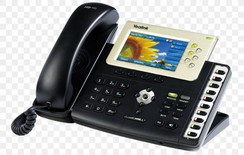 Yealink SIP-T38G VoIP Phone Session Initiation Protocol Business Telephone System, PNG, 850x541px, Voip Phone, Business Telephone System, Communication, Corded Phone, Electronics Download Free