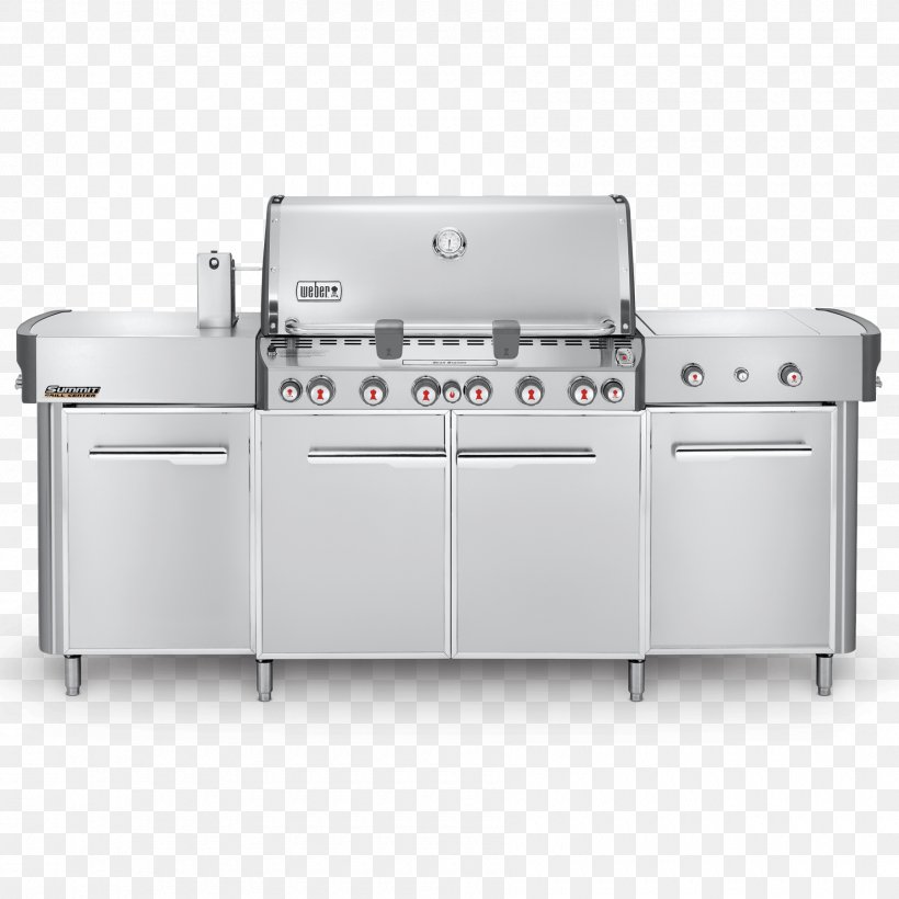 Barbecue Weber Summit Grill Center Weber-Stephen Products Grilling Weber Summit S-460, PNG, 1800x1800px, Barbecue, Bbq Smoker, Cooking, Gasgrill, Grilling Download Free