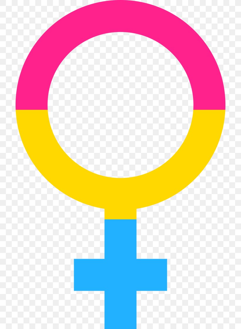 Gender Symbol Pansexuality LGBT Symbols Pansexual Pride Flag, PNG, 714x1119px, Gender Symbol, Area, Body Jewelry, Female, Feminism Download Free