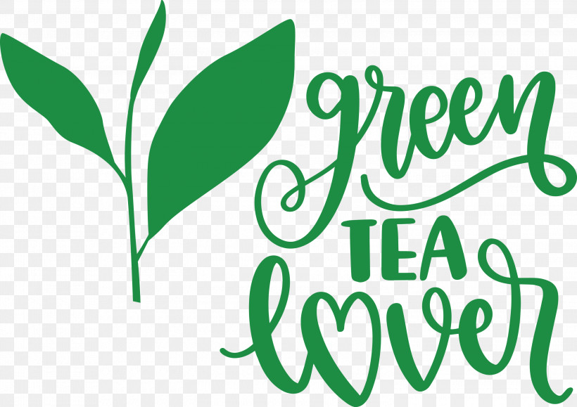 Green Tea Lover Tea, PNG, 3000x2121px, Tea, Leaf, Line, Logo, M Download Free