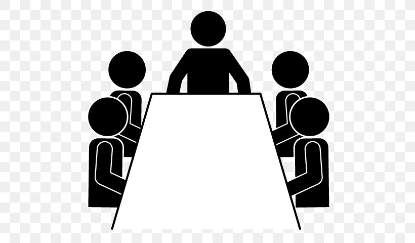 Meeting Business Clip Art, PNG, 640x480px, Meeting, Black, Black And White, Brand, Business Download Free