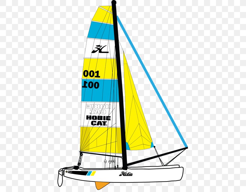 Hobie Cat Catamaran Sailboat Spinnaker, PNG, 437x640px, Hobie Cat, Area, Boat, Boating, Cat Ketch Download Free