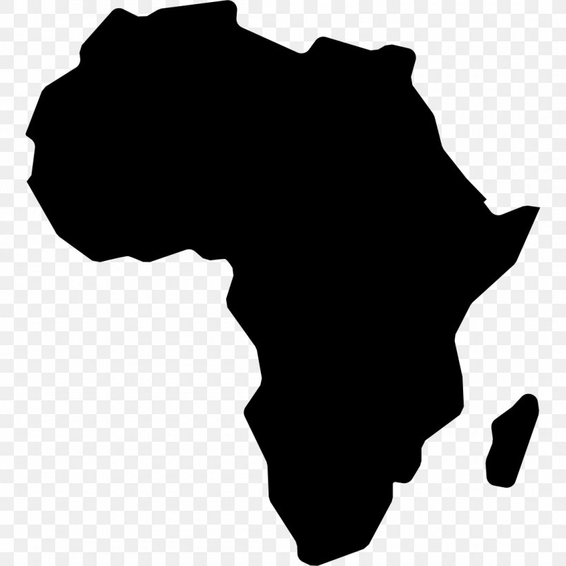 Africa Vector Map, PNG, 1100x1100px, Africa, Black, Black And White, Blank Map, Cartography Download Free