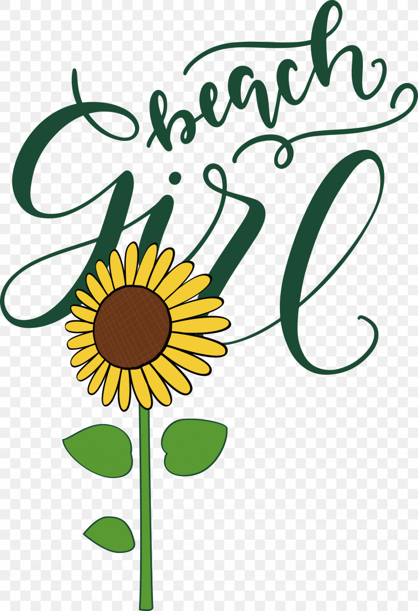 Beach Girl Summer, PNG, 2049x2999px, Beach Girl, Cut Flowers, Daisy Family, Floral Design, Flower Download Free