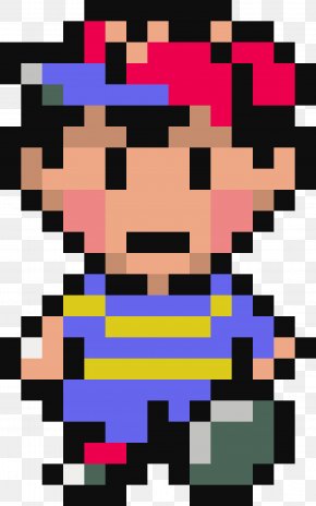 ness sprite peace sign