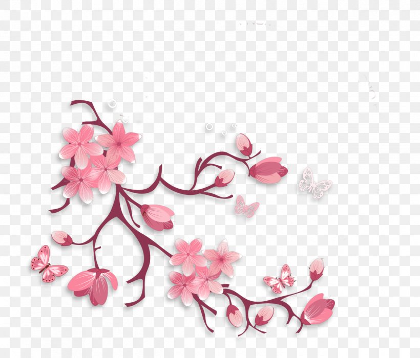 Flower Branch Floral Design Petal Twig, PNG, 1265x1080px, Flower, Blossom, Branch, Cherry, Cherry Blossom Download Free