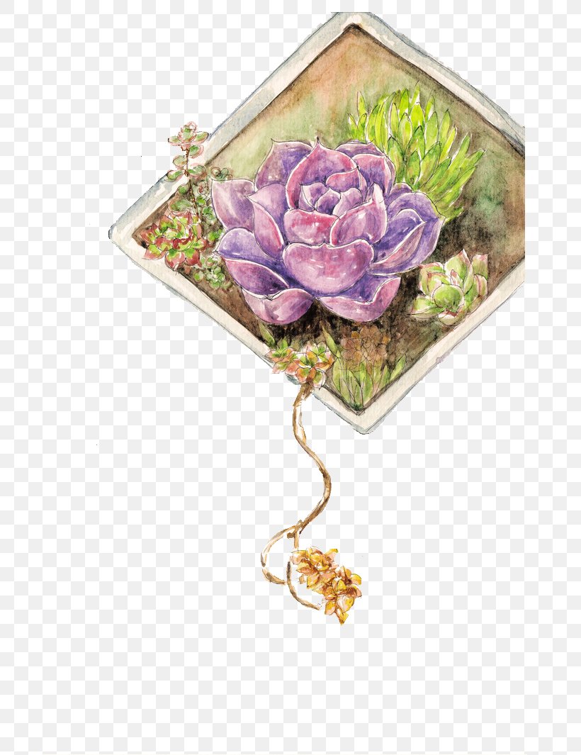 Rose Purple Succulent Plant, PNG, 700x1065px, Rose, Artificial Flower, Color, Cut Flowers, Floral Design Download Free