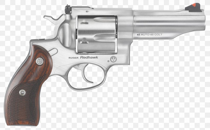 Ruger Redhawk .45 Colt .45 ACP Sturm, Ruger & Co. Revolver, PNG, 4582x2839px, 44 Magnum, 45 Acp, 45 Colt, Ruger Redhawk, Air Gun Download Free