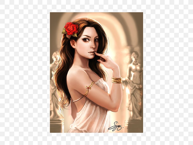 Hera Artemis Demeter Aphrodite: The Goddess Of Love, PNG, 500x617px,  Watercolor, Cartoon, Flower, Frame, Heart Download