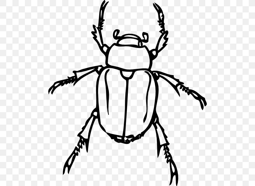 Beetle Clip Art, PNG, 510x597px, Beetle, Artwork, Black And White, Blog, Drawing Download Free