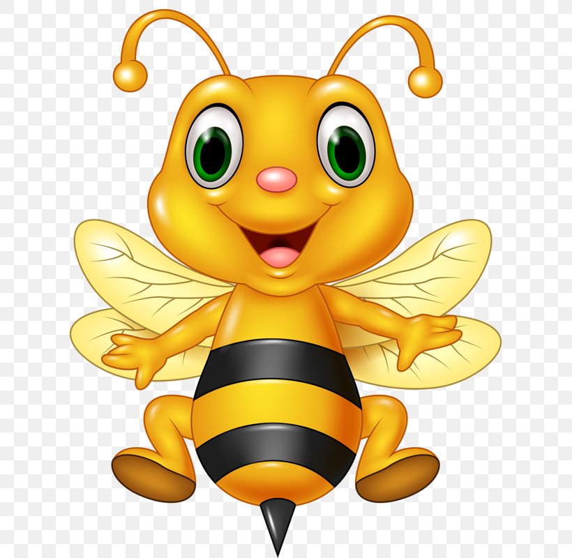 Honey Bee Cartoon Illustration, PNG, 635x800px, Bee, Art, Beak, Beehive, Bumblebee Download Free
