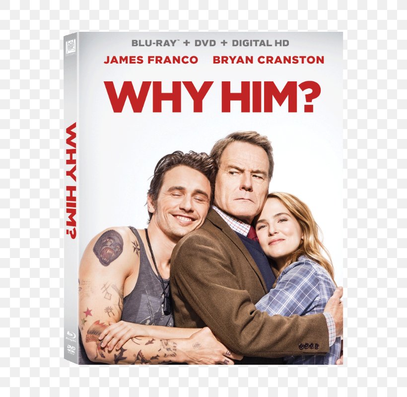 John Hamburg Bryan Cranston Why Him? Blu-ray Disc Ultra HD Blu-ray, PNG, 600x800px, 4k Resolution, John Hamburg, Bluray Disc, Bryan Cranston, Comedy Download Free