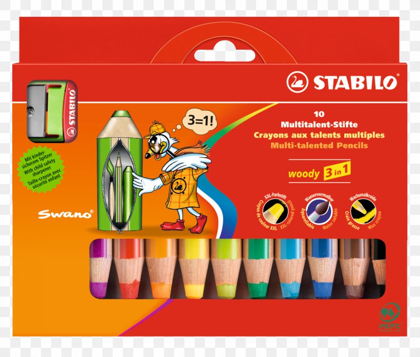 Colored Pencil Crayon Schwan-STABILO Schwanhäußer GmbH & Co. KG Watercolor Painting, PNG, 1198x1020px, Colored Pencil, Area, Brand, Color, Coloring Book Download Free