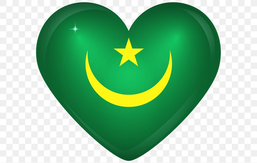 Flag Of Mauritania Flag Of Mauritania, PNG, 600x521px, Flag, Computer, Flag Of Mauritania, Green, Heart Download Free