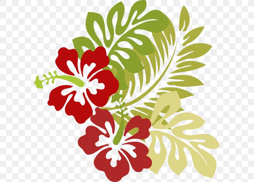 Hawaii Hibiscus Clip Art, PNG, 600x589px, Hawaii, Artwork, Chrysanths, Cut Flowers, Flora Download Free