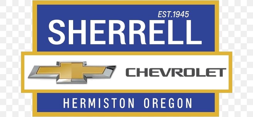 Hermiston Car Dealership Sherrell Chevrolet Inc Pendleton, PNG, 688x379px, Hermiston, Area, Banner, Brand, Car Download Free