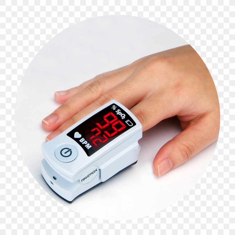 Pulse Oximeters Pulse Oximetry Oxygen Saturation Blood, PNG, 1000x1000px, Pulse Oximeters, Blood, Blood Pressure, Digit, Finger Download Free