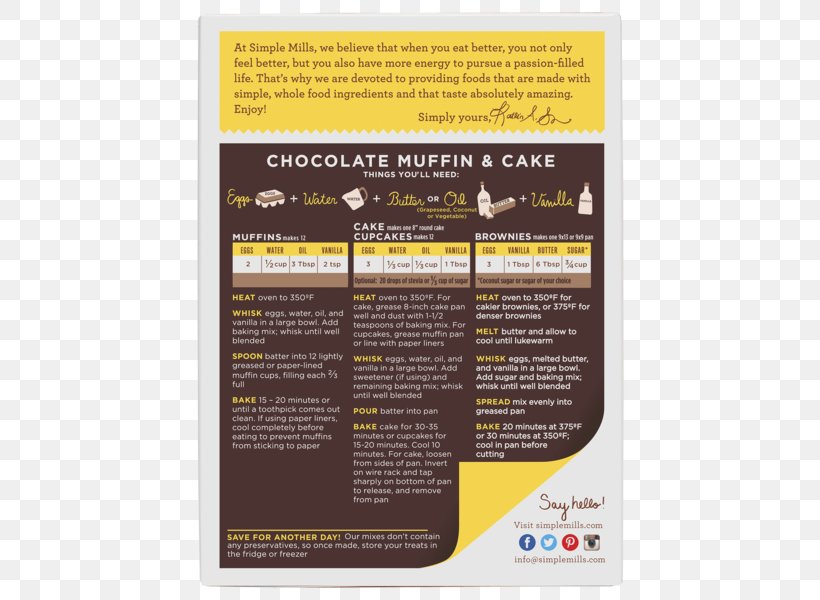 Muffin Cupcake Chocolate Brownie Baking Mix, PNG, 600x600px, Muffin, Advertising, Almond Meal, Baking, Baking Mix Download Free