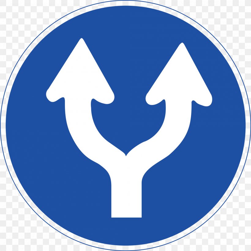 Traffic Sign Road Mandatory Sign Lane Splitting, PNG, 2000x2000px, Traffic Sign, Area, Blue, Brand, Driving Download Free