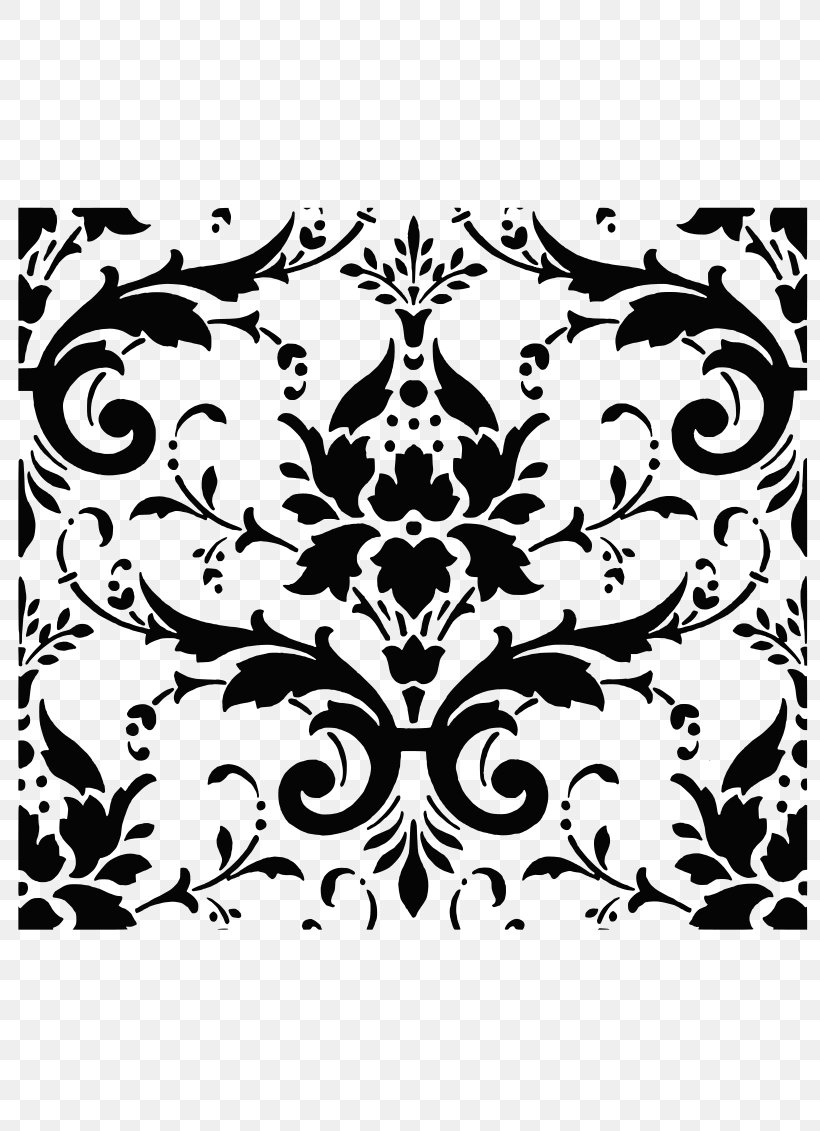 Damask Textile Purple Clip Art, PNG, 800x1131px, Damask, Black, Black And White, Flora, Floral Design Download Free