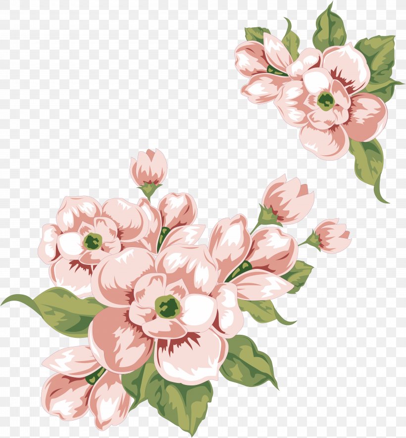 Decoupage Watercolor Painting Drawing, PNG, 5640x6076px, Decoupage, Blossom, Branch, Color, Cut Flowers Download Free