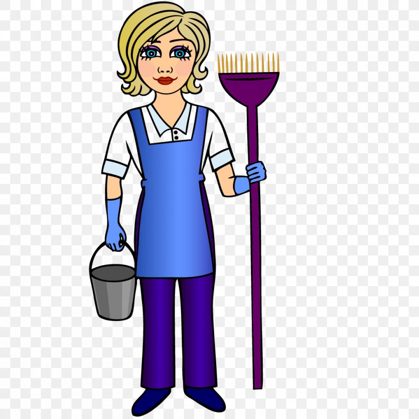 Vector Graphics Cleaner Maid Image Cleaning, PNG, 1000x1000px, Cleaner, Animation, Cartoon, Child, Cleaning Download Free