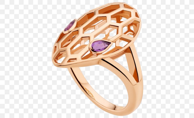 Bulgari Jewellery Ring Gold Necklace, PNG, 500x500px, Bulgari, Amethyst, Body Jewelry, Bracelet, Carat Download Free